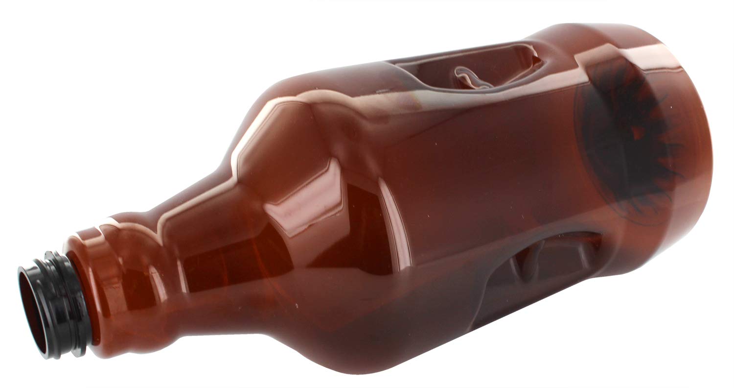 64 oz Amber Growler PET plastic - lid not included