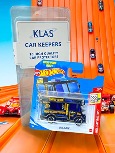 Hot Wheels Quick Bite (Black, HAPPY NEW YEAR) 3/5 Holiday Racers 2021 - Image 2