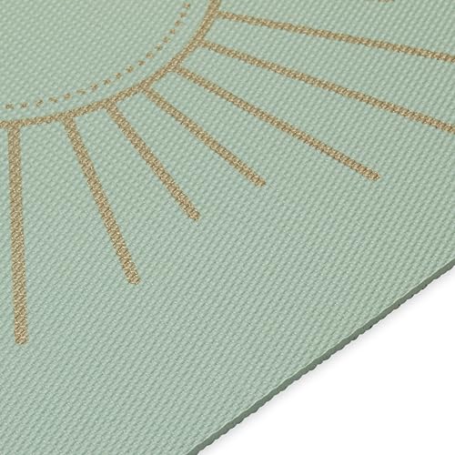 Image of Gaiam Premium Yoga Mat, 6mm Thick Print Mat | Premium 6mm thick cushioning for joint support. Non-slip print design for yoga, Pilates & floor workouts.