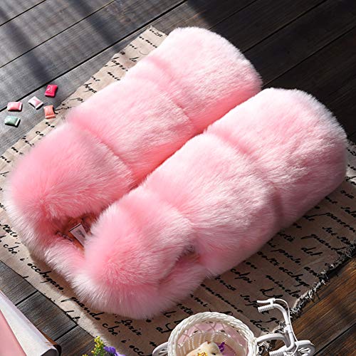 Kedera Little Girls Sleeveless V Neck Faux Fur Gilet Winter Causal Coat Waistcoat Vest2