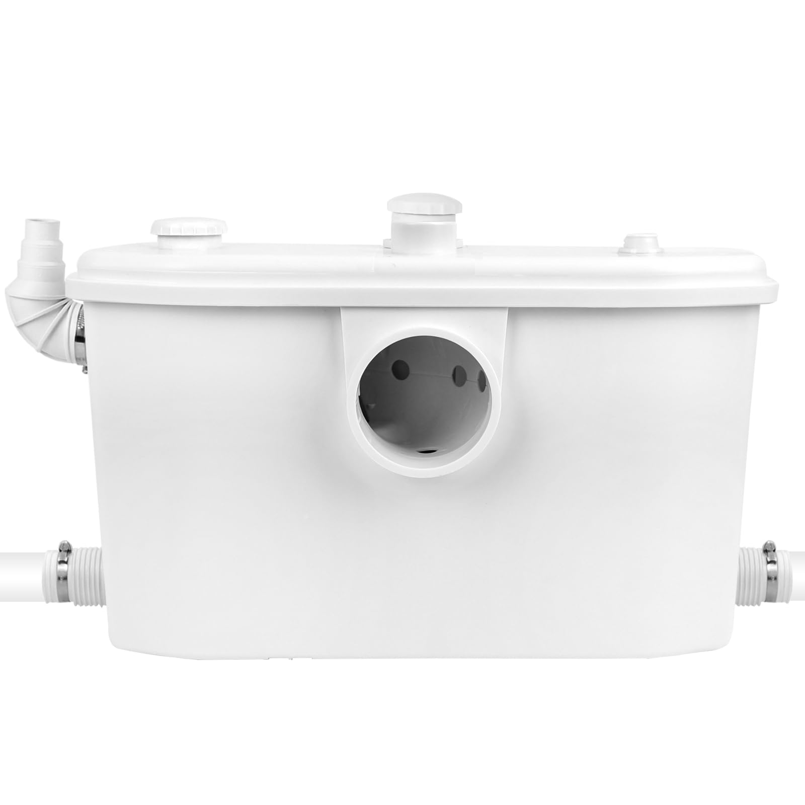 750W Macerator Pump for Macerating Toilet Upflush Toilet System Macerator Sewerage Pump with 4 Water Inlets for Toilet Kitchen Sink Darin Laundry Machine Disposal Macerating Toilet