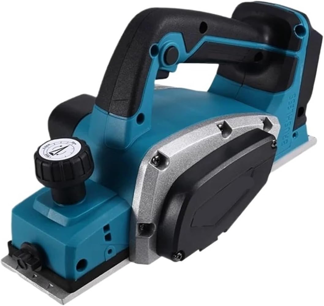 Handheld Electric Planer Cordless Wood Planing Mac 18V Rechargeable Lithium Batterying Powered Handheld Woodworking Tool Brushless Cordless Electric Planer