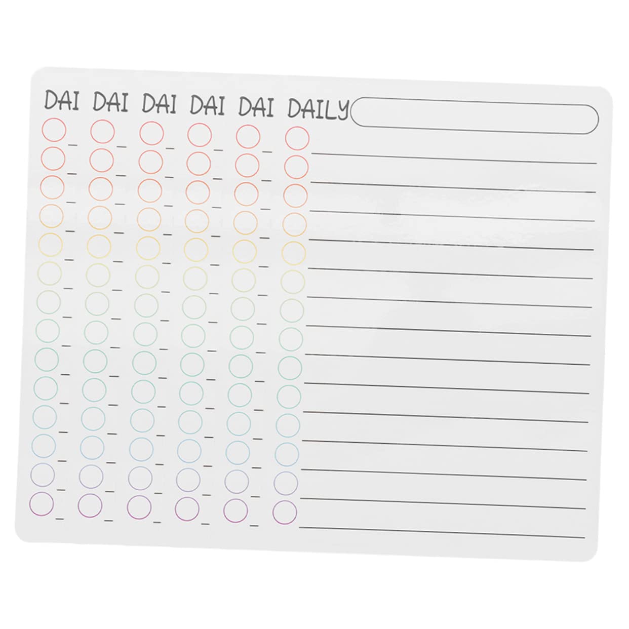 NUOBESTY 18stücke Teiliges Magnetisches Planungs Tägliche Aufgaben Abwischbare Magnettafel Für Kühlschrank Whiteboard Organisation Von Routinen Und Terminen