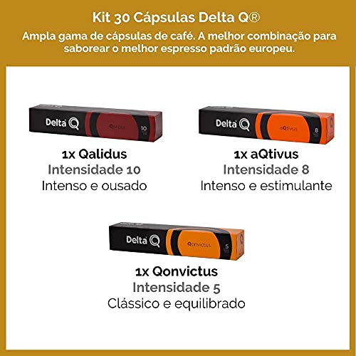 30 Cápsulas Delta Q – Degustação Café - Cafeteira Delta Q