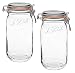 Le Parfait French Glass Super Jar with 85 mm gasket, 1.5 Liter (Pack of 2)