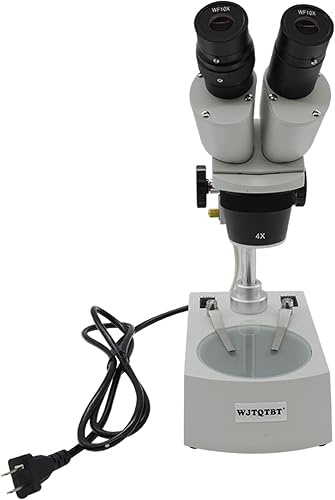 Forward-Mounted Binocular Stereo Microscope,Multi-Lens Binocular Microscope with 360 Rotatable Head,10X-80X Magnification,IncidentTransmitted LED