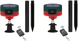 2-pakowy alarm zewnętrzny z czujnikiem ruchu słonecznego z czujnikiem alarmowym 360 ° Ulepszony czujnik alarmowy 129db Głośna syrena Migające światło stroboskopowe z pilotem