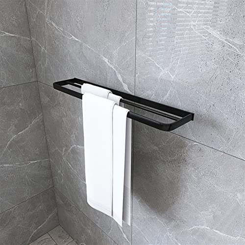 LYDSB s, Toallero para baño, Toallero, Toalleros para baño, Toallero de baño, Perchero de Pared de Doble Barra/Cobre Negro 60 cm/a Práctico,Cobre Negro 60 cm-a Cobre Negro 60 cm a