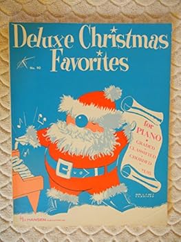 Paperback Deluxe Christmas Favorites for Piano Book