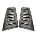 GSRECY Universal Hood Vent Scoop Kit Air Flow Intake Louvers Hood Trim Cover Compatible with Focus RS ST MK2 Style (Carbon Fiber Look)