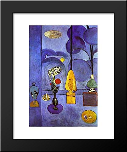 The Blue Window 20x24 Framed Art Print by Matisse, Henri