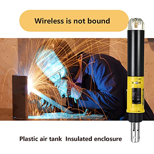 Lötkolben-Kit 12 in 1 Gaslötkolben-Set Automatische Zündung Gasbrenner zum Löten Heißschneiden Schweißen(rot) – Bild 4