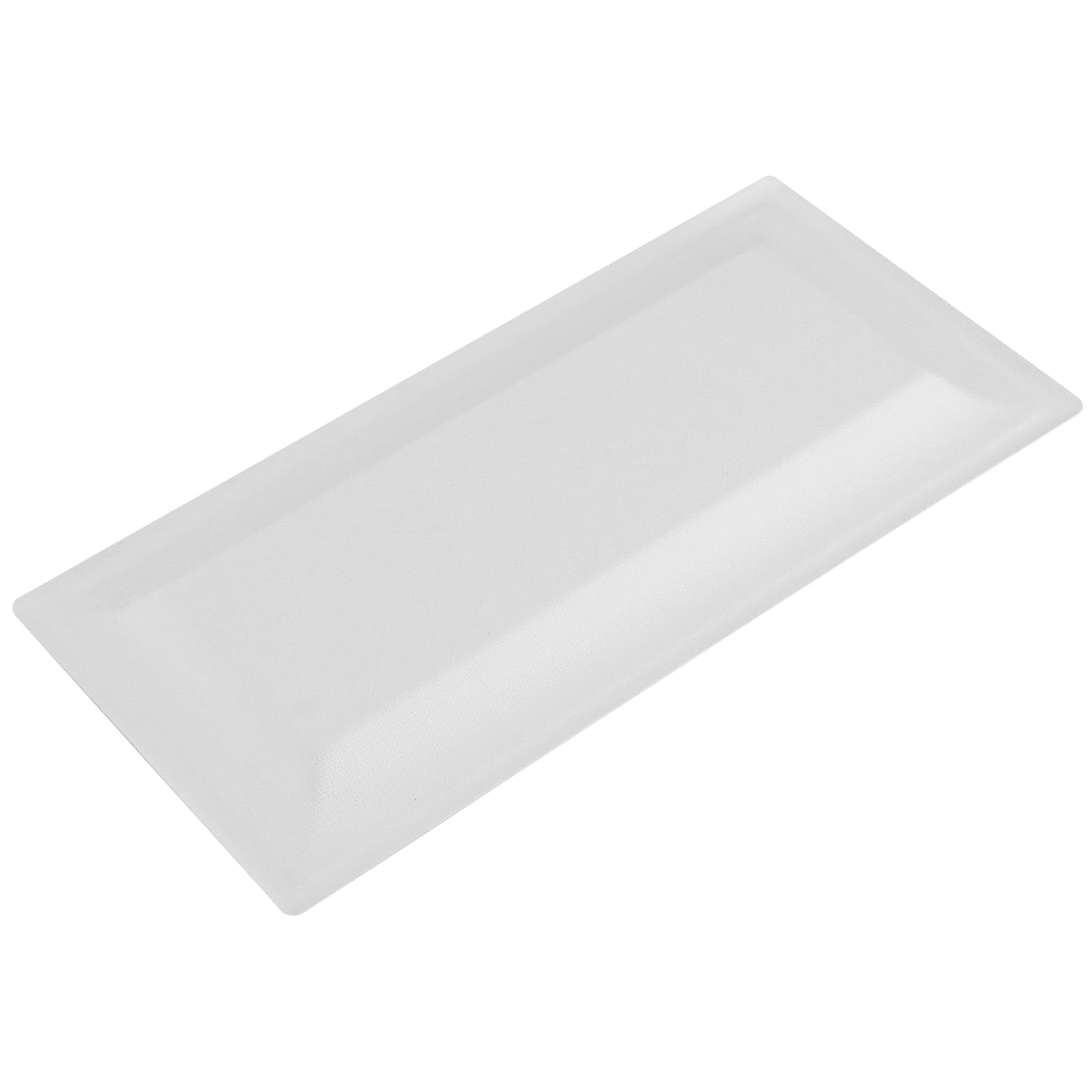 KOHAND 100 Pack Rectangular Paper Plates, 26 x 13cm White Bagasse Sugarcane Disposable Tableware for Picnic Parties, BBQ, Daily Use - Image 4