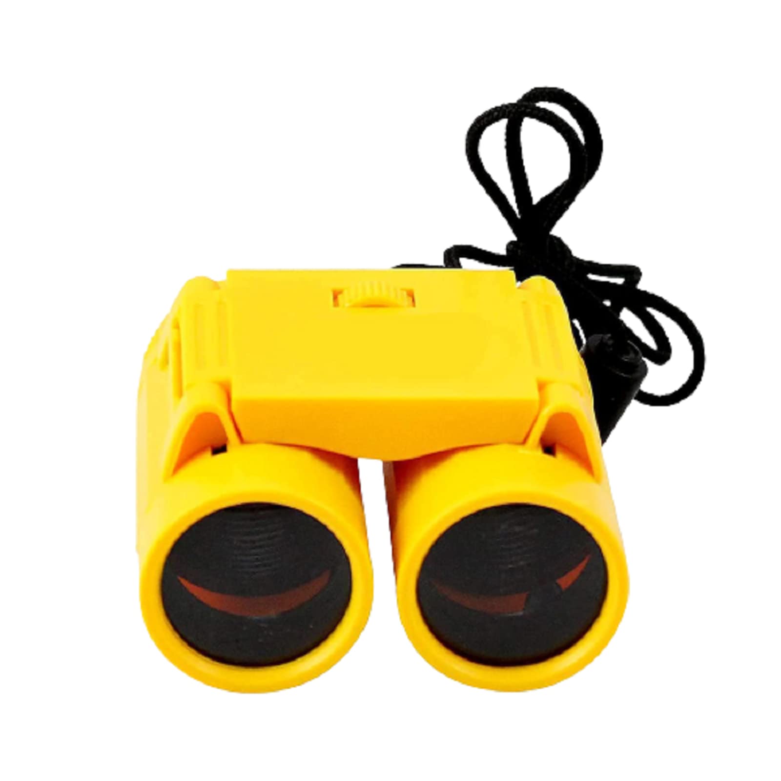 Compact Folding Small Camouflage Binocular Telescope Bird Watching Travel Pocket Size Mini Binoculars for Kids Outdoor Games Toys - Yellow