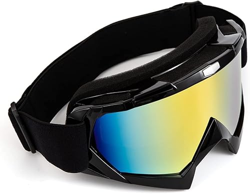 Miniatura 9 de APEBAZY Gafas de motocicleta vintage Steampunk, gafas de esquí, gafas de bicicleta Dirk, gafas de motocicleta para montar