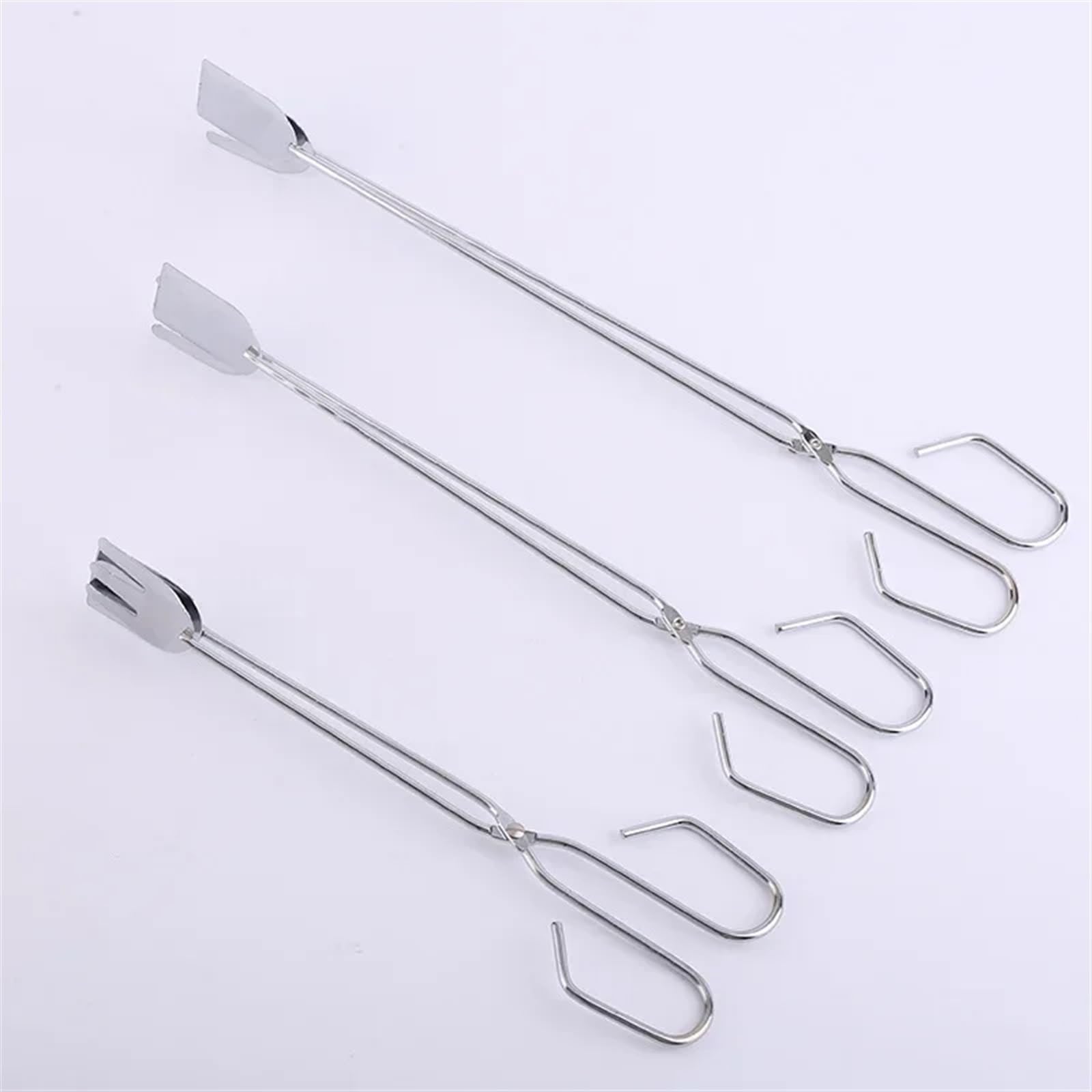 Pinzas para Fuego, Pinzas para Alimentos, Pinzas para carbón, Pinzas para carbón, Herramientas para Barbacoa (31 cm) ()