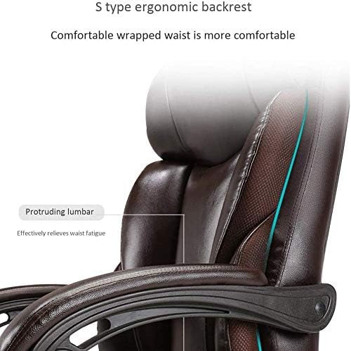 Miniatura 7 de Tecnología de movimiento ergonómica de oficina ejecutiva, silla de escritorio ajustable con respaldo medio con soporte lumbar