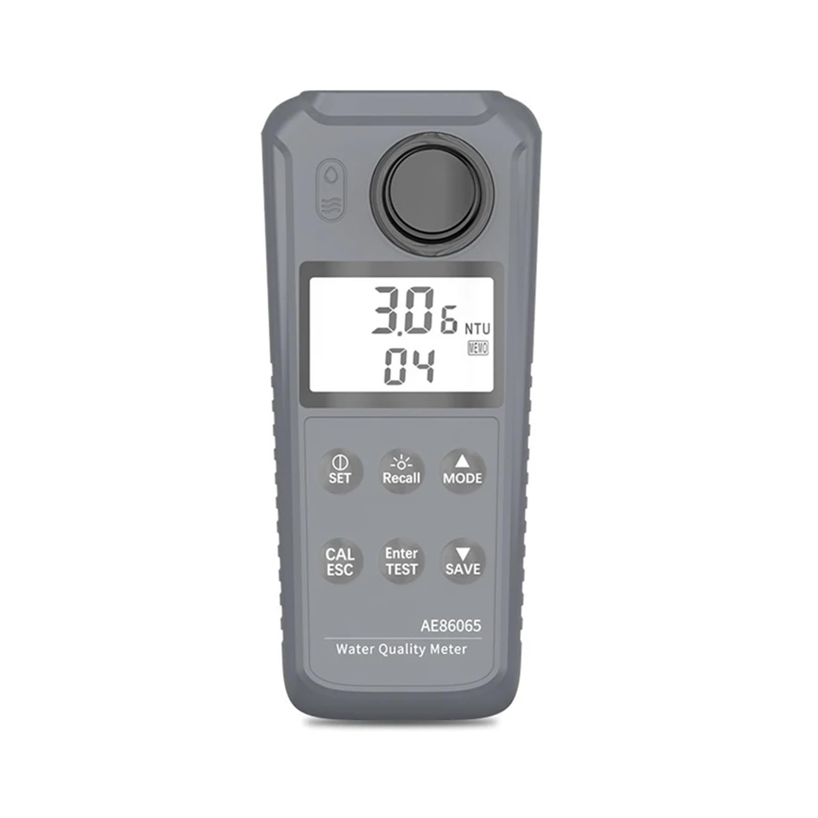 Turbidímetro portátil de mano con pantalla LCD, probador de calidad del agua de turbidez Digital, rango de 0,0 a 1000NTU Alta sensibilidad
