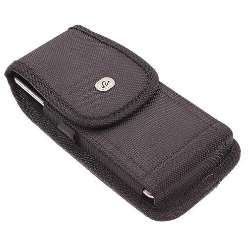 Case Belt Clip for DuraForce Pro 3 - Rugged Holster Canvas Cover Pouch Carry W6Q Compatible with Kyocera DuraForce Pro 3 Phone