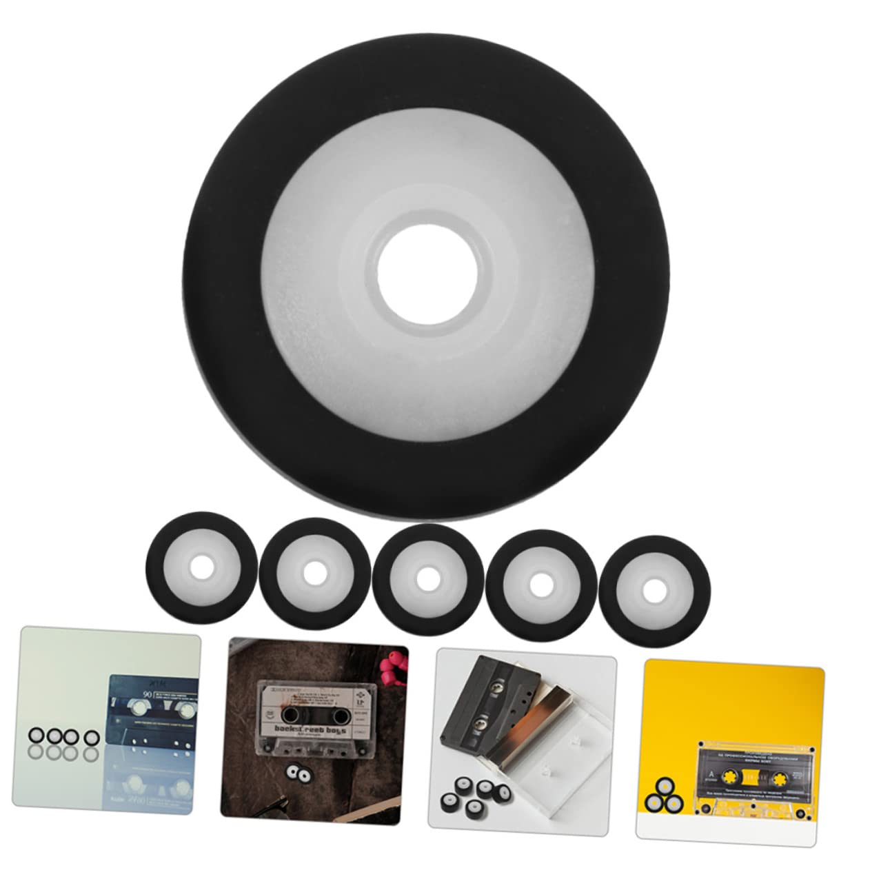 CIYODO Bearing Roller for Audio Pinch Roller for Radio Tape Cassette Tape Machine Lightweight Design Easy to Carry