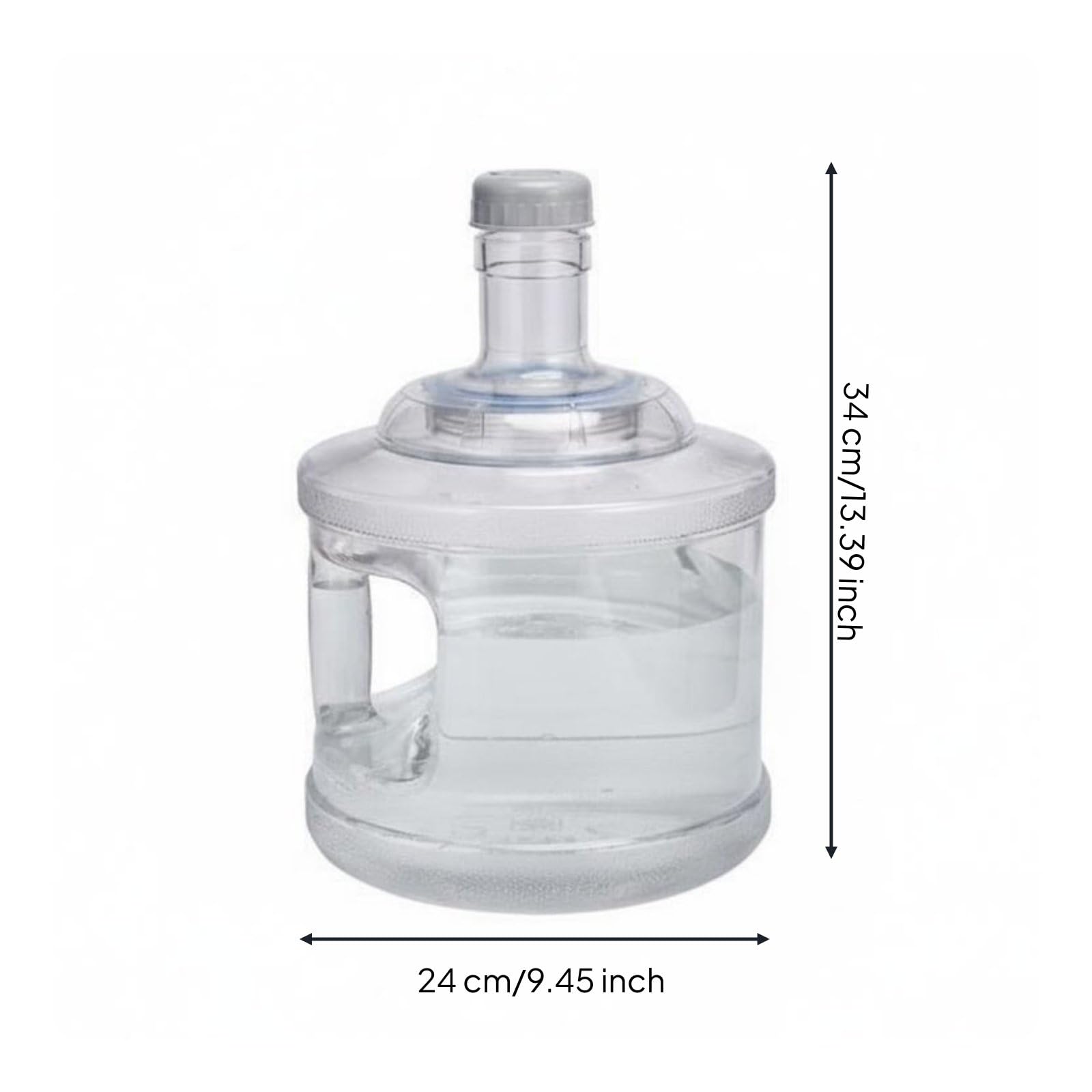 rockible Dispenser Acqua Contenitore Caraffa Serbatoio con Struttura Smontabile E Coperchio Multifunzionale con Quadrante Timer Compatibile con Dispenser, 7.5L, Detach Clear