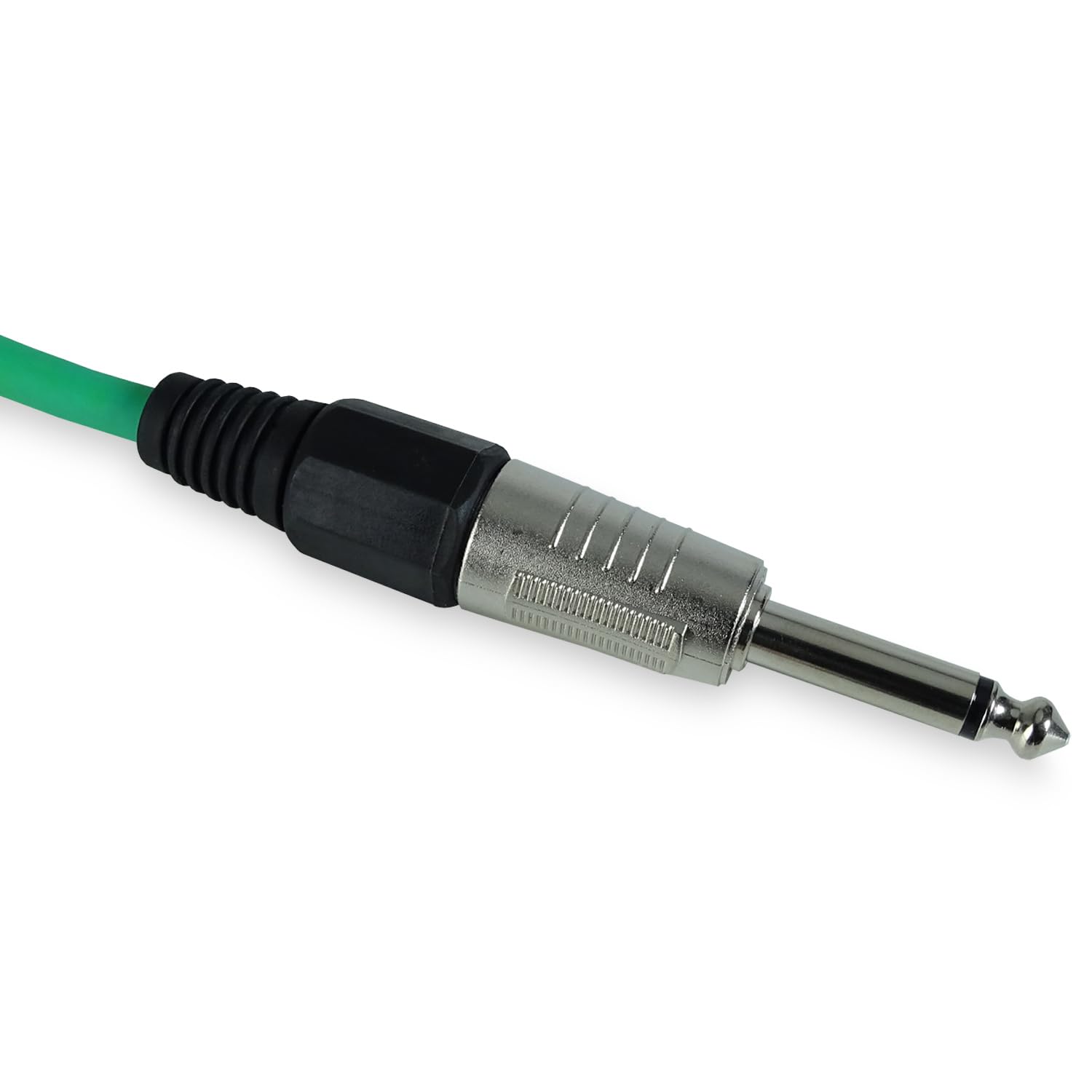 keepdrum GC004GR - Cavo jack mono per chitarra, 6,35 mm, 9 m, colore: Verde