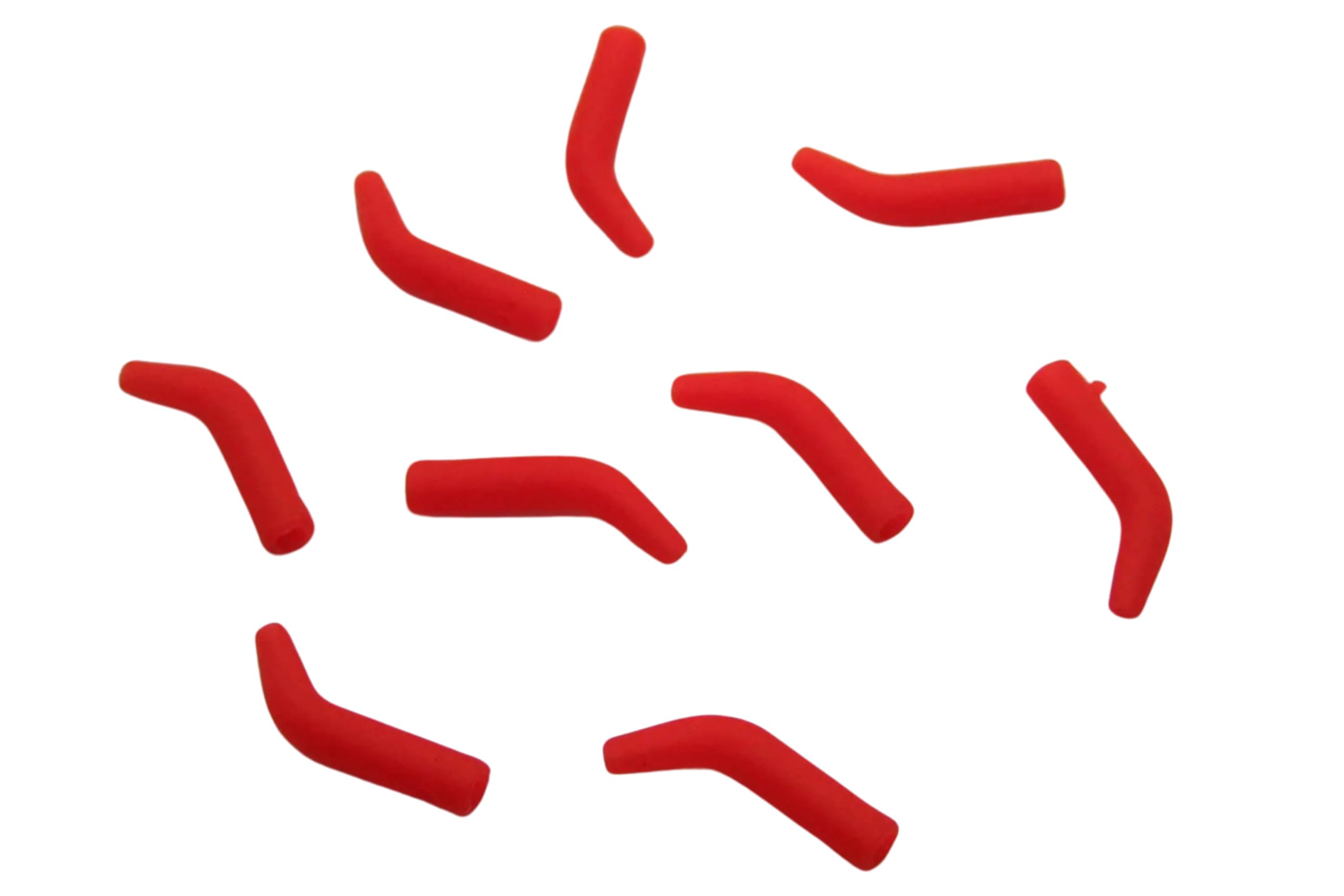 End Tackle Large Kickers, 7 Colours, for Aggressive Hooking Terminal Tackle Fishing Tackle (100, Red)