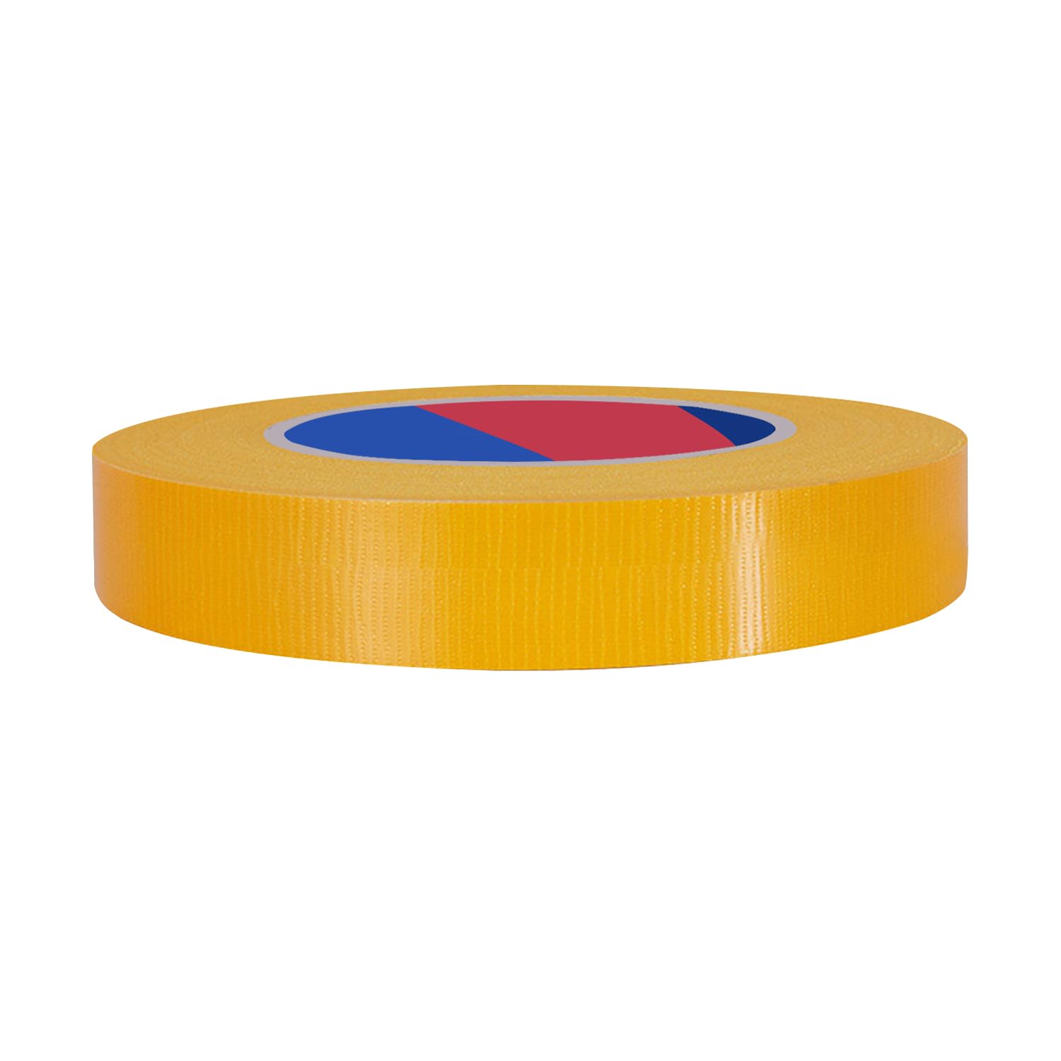 Duccinp Yellow Duct Tape 24mm x 50m Heavy Duty, No Residue, Tear by Hand & Waterproof Duct Tape, Great for Packaging Home Use