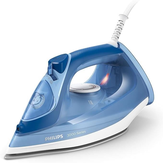 Philips Dampfbügeleisen 3000 Series - 2.400W, konstante Dampfleistung von 40 g/Min., 180g...