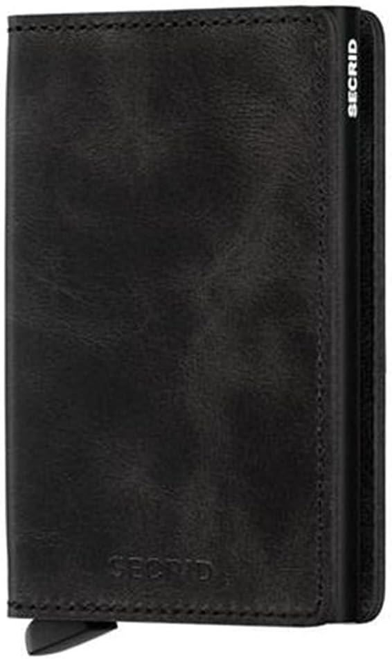 Slim Wallet Original Leather With Rfid Safe Card Case