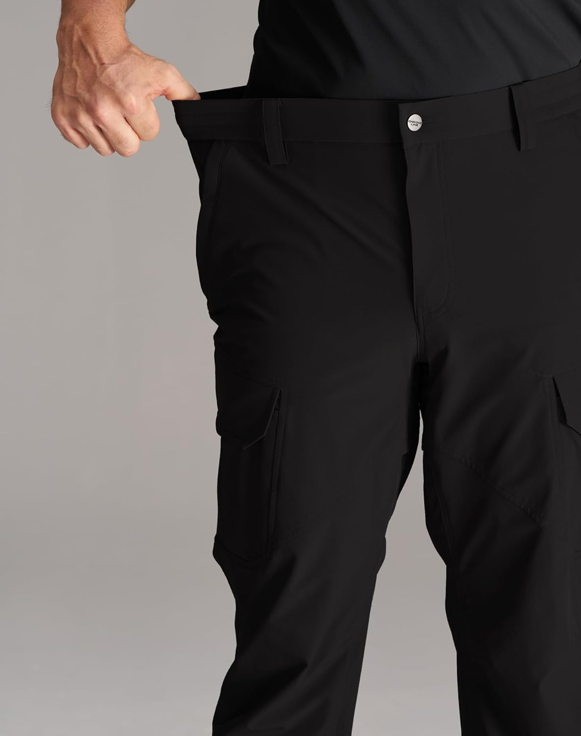 CHRONOLINE Men's Tactical Pants Water Resistant Cargo Pants Lightweight Work Outdoor Hiking Pants