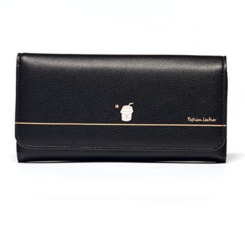 Lorna Imported Women/Girl's Designer Clutch Wallet (Light Purple/Grey/Black)