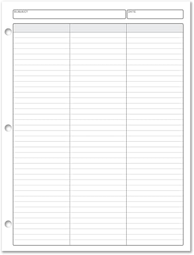 Vista 47 de BookFactory Libro de registro de 12 columnas/cuaderno de registro columnar (formato de libro columnar de 12 doce columnas) - 100 páginas, 8.5 x 11