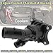 Car Engine Thermostats, Auto Coolant Thermostat, For Volvo, For S60 Xc90 2014-2018, For V90 2016-2018 31293912 31368063 31686560 31439968 Radiator Engine Coolant Thermostat Housing