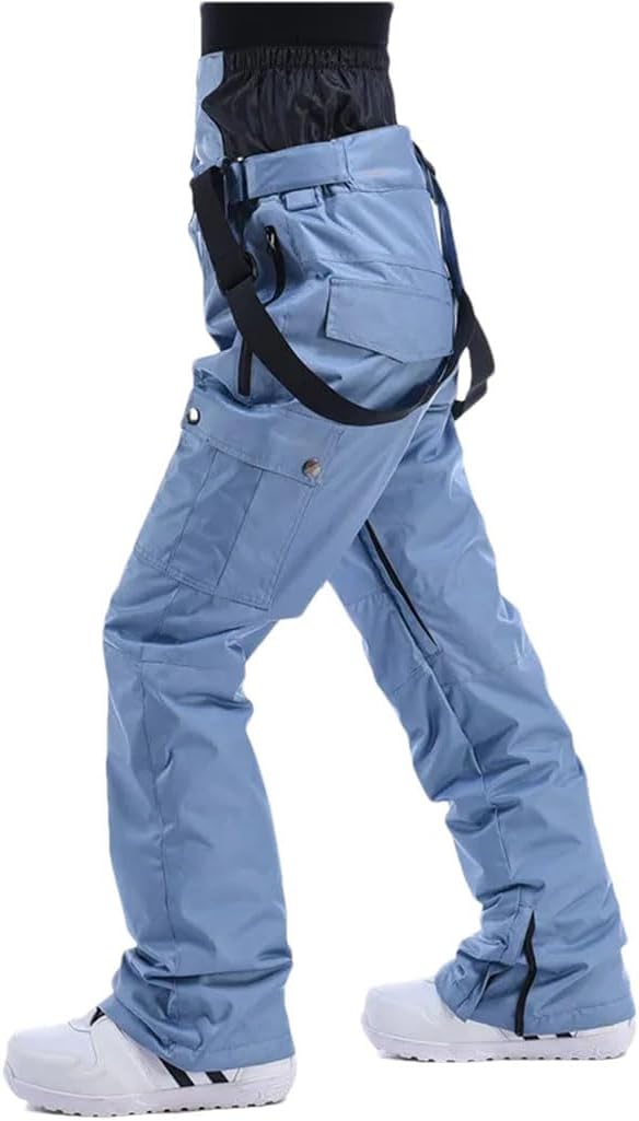Winter Snow Pants Men Women Insulated Ski Pants Ripstop Snowboard Bottoms Snow Trousers