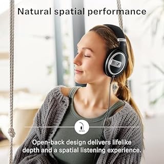 Sennheiser HD 599 SE Open-Back Headphones, Premium Design, Natural Balanced Audio, Comfortable Fit, Wired Headphones for Music, Gaming, School, Work, Black