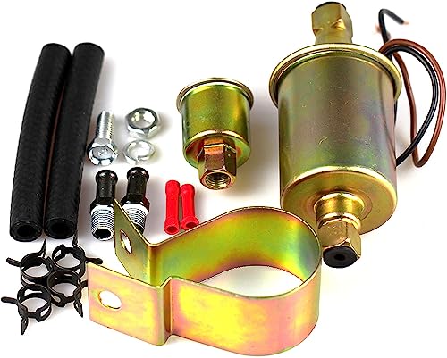 Image of F4027 Externally Mounted Universal Electric Fuel Pump For Low Pressure 12V Carburetor 2.5-4 PSI