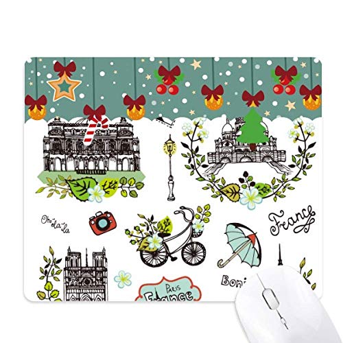 Tapis de souris de jeu Eiffel Paris graffiti caoutchouc grand format bureau