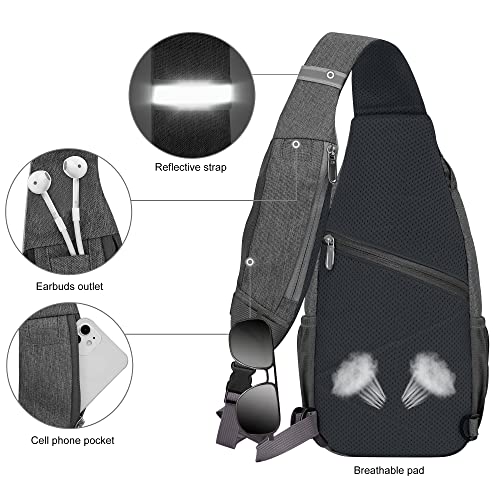 N Nevo Rhino Sling Backpack Multipurpose Crossbody Bag Sling Bag Daypack For Travel Hiking Sports #TOP3