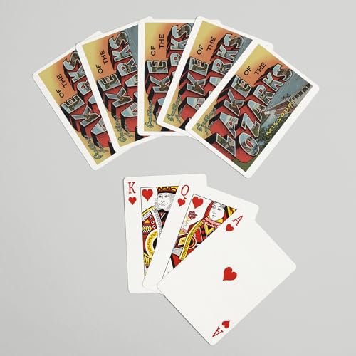 Baraja de 52 cartas tamaño póker vintage miniatura 7