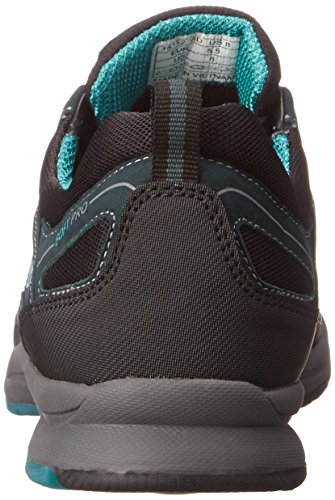 Allrounder By Mephisto Women's Dascha Tex Oxford, Black Rubber/Dark Olive/Petroleum Nubuck, 8 M Us #TOP2