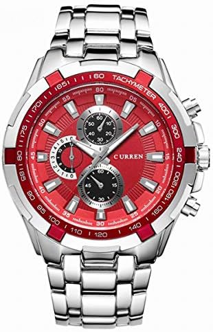 CURREN Luxury Watches for Men Military Fashion Analog Quartz Stainless Steel Band Waterproof Watch