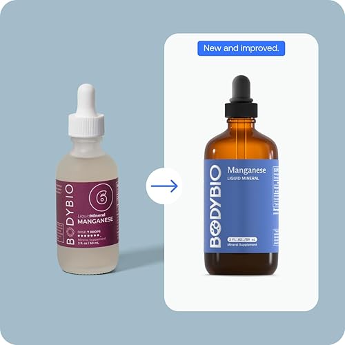 Miniatura 5 de bodybio  Manganeso # 6 líquido mineral, 2 onzas, 1