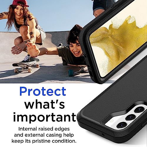 AICase for Samsung Galaxy S22 Case with Screen Protector,Heavy Duty Drop Protection Full Body Rugged Shockproof/Dust Proof Military Protective Tough Durable Phone Cover for Samsung S22 6.1“_5 by AICase - Used condition - Image 3