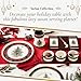 Spode Christmas Tree Lazy Susan - Tartan Plaid, Non Skid 360 Degree Rotation, Holiday Space Saver for Kitchen, Cabinet, Pantry, Rotating Spice Rack Organization for Easy Access, Festive Entertaining