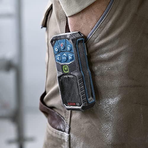 Bosch Professional Laser Measure GLM 50-27 CG + Belt Clip (green laser, range: up to 50m, robust, IP65, data transfer via Bluetooth, 2x AA batteries, hand strap, pouch) - Amazon Exclusive Set