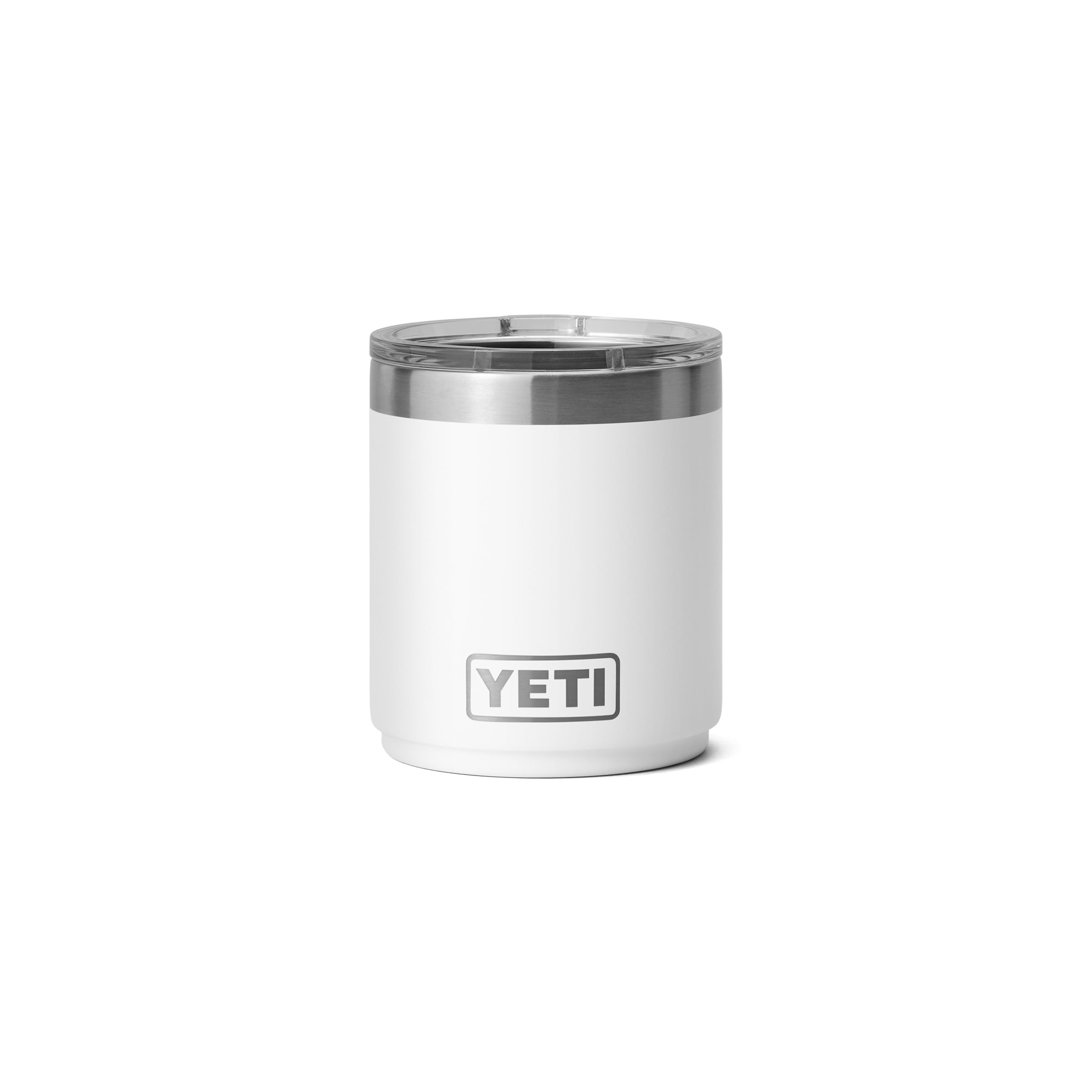 YETI Rambler 10oz Stackable Lowball 2.0 Vacuum Insulated Stainless Steel Mug with Slider Lid, White