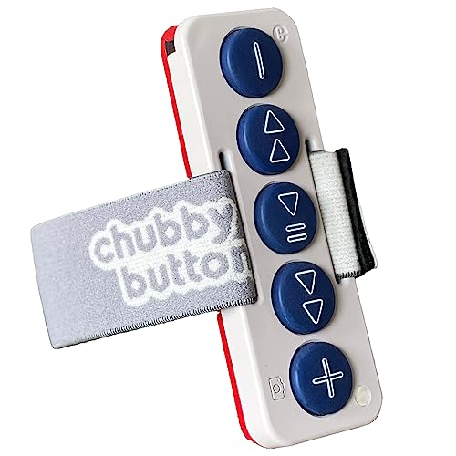 Chubby Buttons 2 - Wearable & Stickable Bluetooth 5.2 Remote