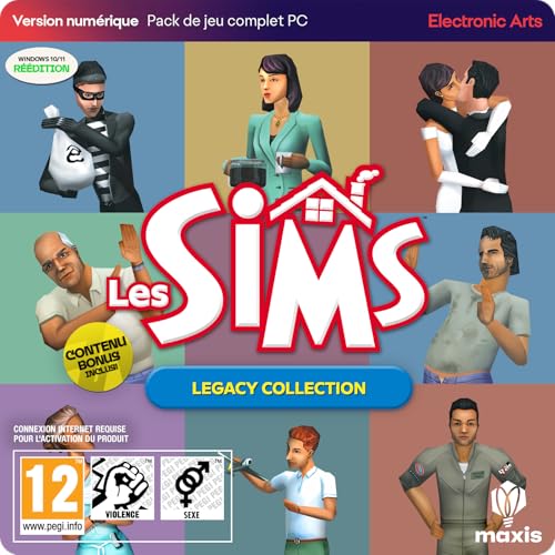 Electronic Arts - Les Sims 1 Collection héritage PCWin | Téléchargement code EA App - Origin | Jeu Vidéo | Français