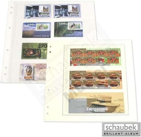 Schaubek SBL01S-10 Blanko-Like - 10 Sheets Black 1 Pocket 188 x 243 mm